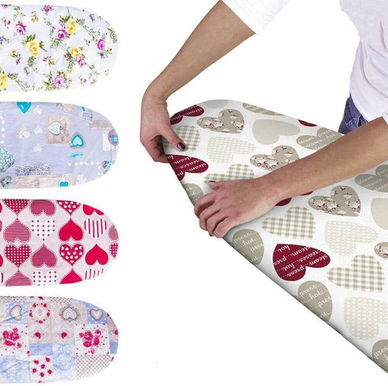 Euronovità EN-01156 Professional Ironing Board Cover, Universal Ironing Board Cover, Polycotton, Multicoloured, 158 x 60 x 2 cm