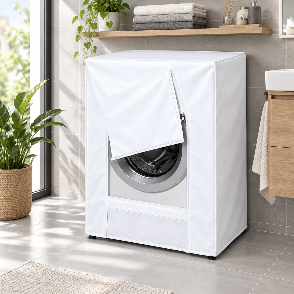 Coprilavatrice bianco in bagno