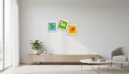 Cornice in soggiorno moderno