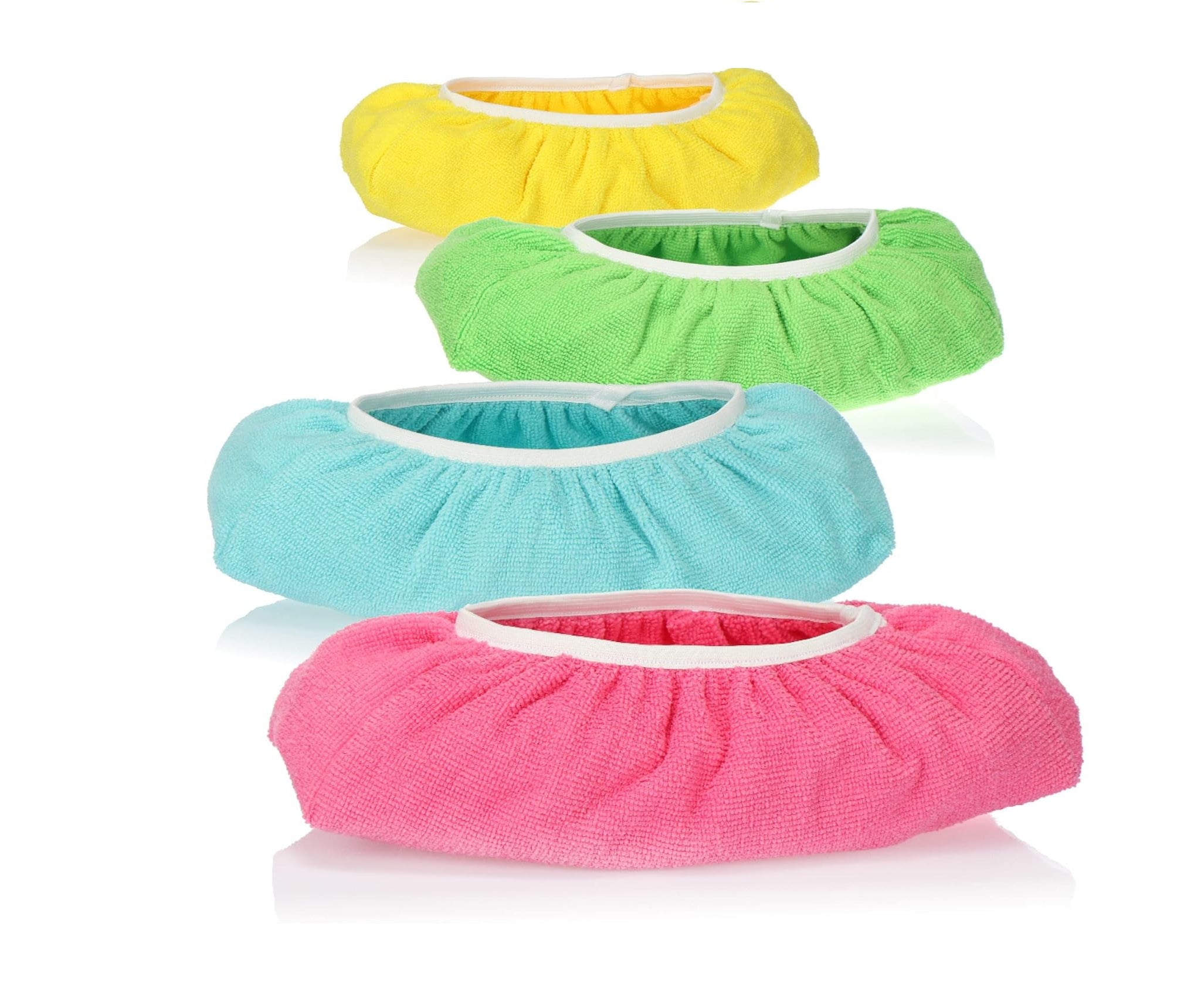 Cover Scopa Microfibra 4 Pezzi Copriscarpe Lavabili