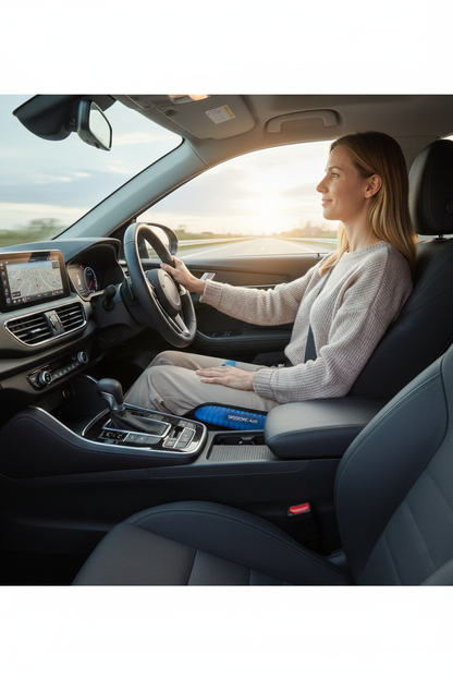 Cuscino gel per lunghi viaggi in auto