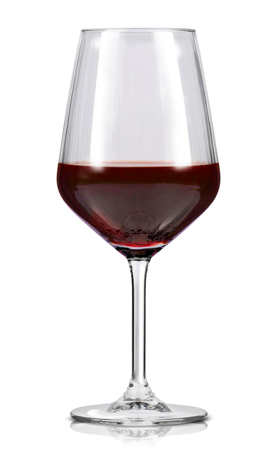 Set 4 Calici Vino Rosso Alpina 500ml - Base Robusta Vetro