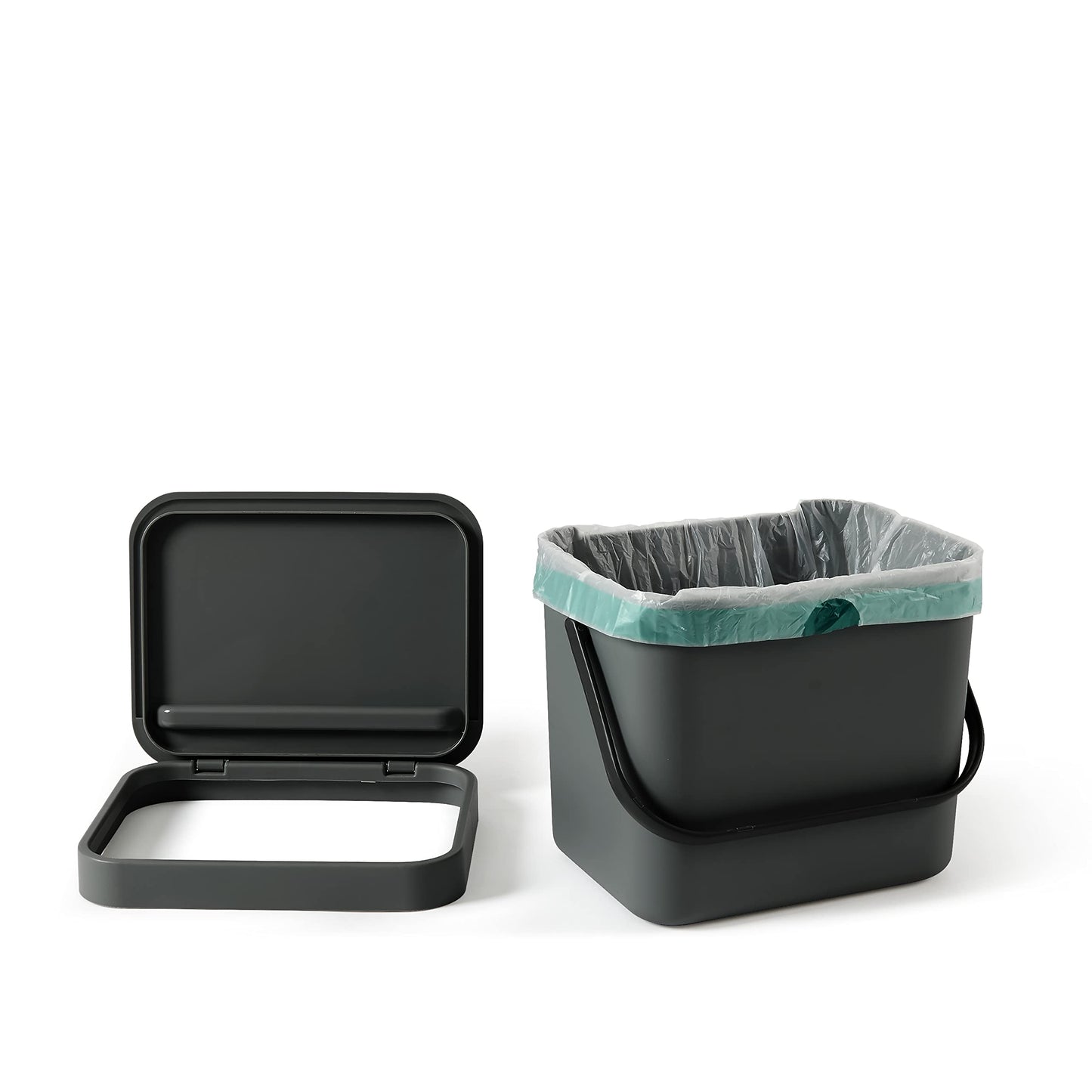 Perfect HANGING WASTE BIN FOR WET ORGANIC WASTE - GINO collection - 7 litres - 2 colours