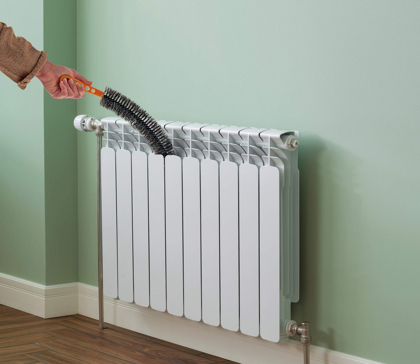 Spazzola Pulitermo 80cm Flessibile - Pulizia Termosifoni Alluminio e Ghisa