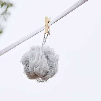 Spugne da Bagno Esfolianti a Rete - Set 8 Pezzi Pouf Doccia Colorati