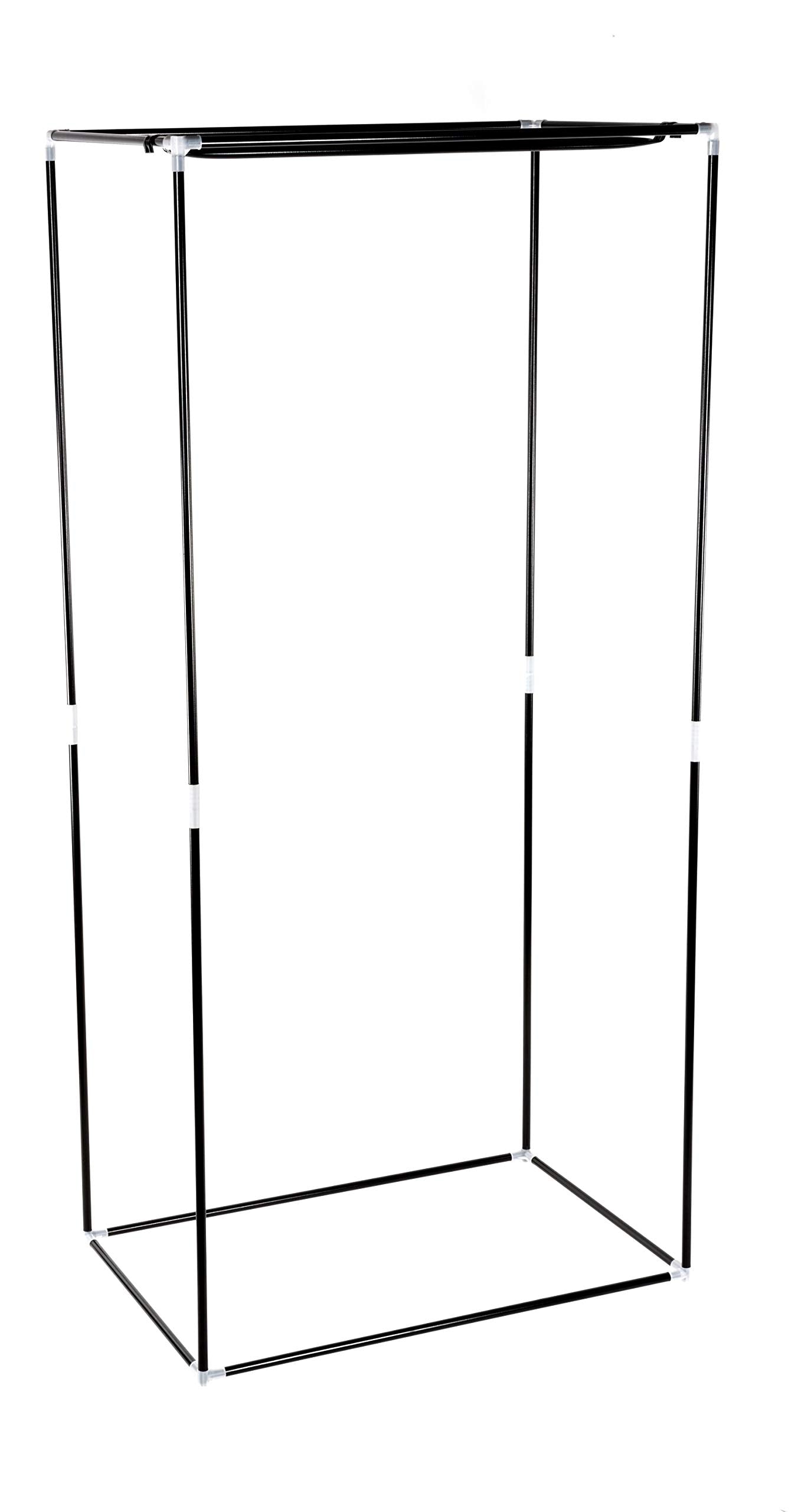 alpina - TNT Fabric Wardrobe Camping Clothes Hanger 75 x 50 x 160 cm Blue