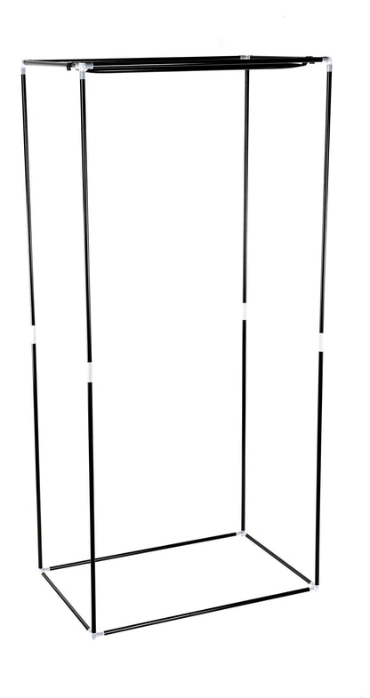 alpina - TNT Fabric Wardrobe Camping Clothes Hanger 75 x 50 x 160 cm Blue