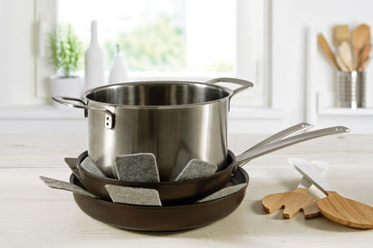 SALVAPADELLE in Feltro, Grigio, 3 Pezzi - Assortiti