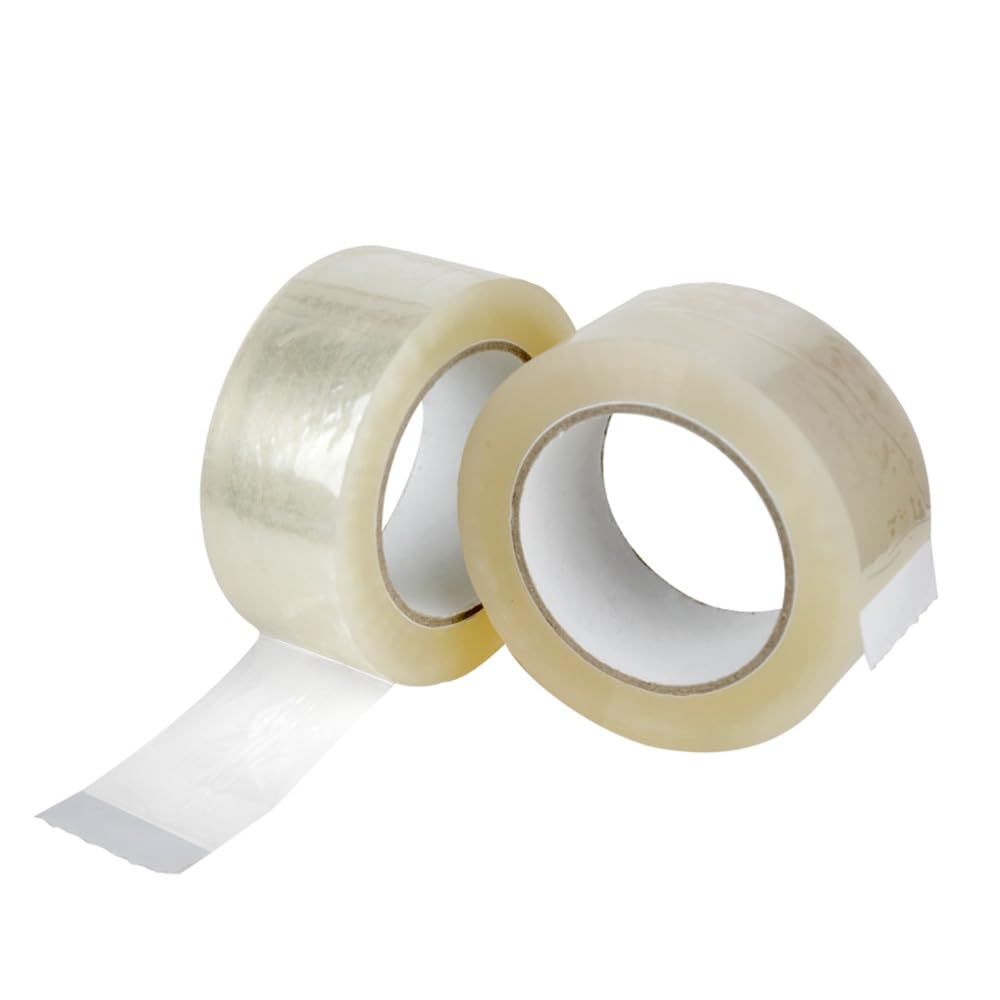 FERCASASHOP Transparent Adhesive Tape for Packaging Silenced Ppl - Size mm.50 X 66 Meters