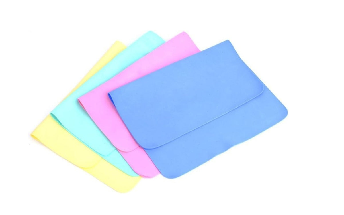 Panno Magico PVA 30x40 cm – Set 12 Panni Pulenti Riutilizzabili, Colori Assortiti