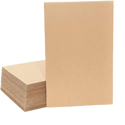 Carton ondulé 60 x 100 cm, 30 feuilles - Feuilles de protection pour emballage et expédition
