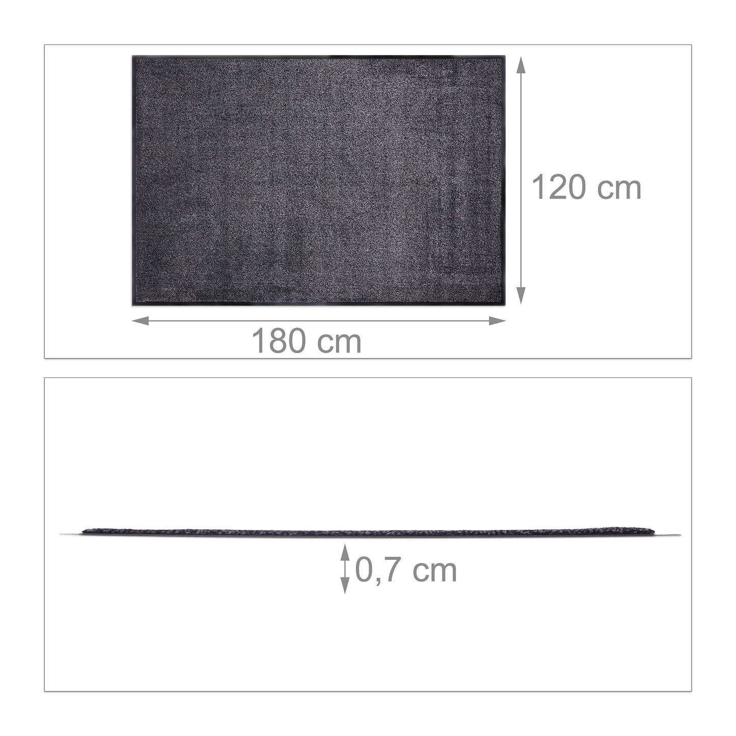 Zerbino Moquette Asciugapasso in Polipropilene - Tappeto Ingresso Antiscivolo