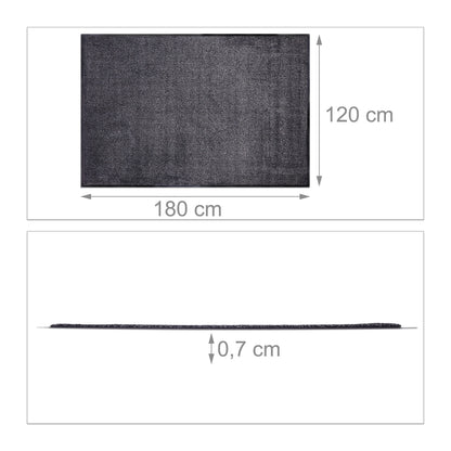 Zerbino Moquette Asciugapasso in Polipropilene - Tappeto Ingresso Antiscivolo