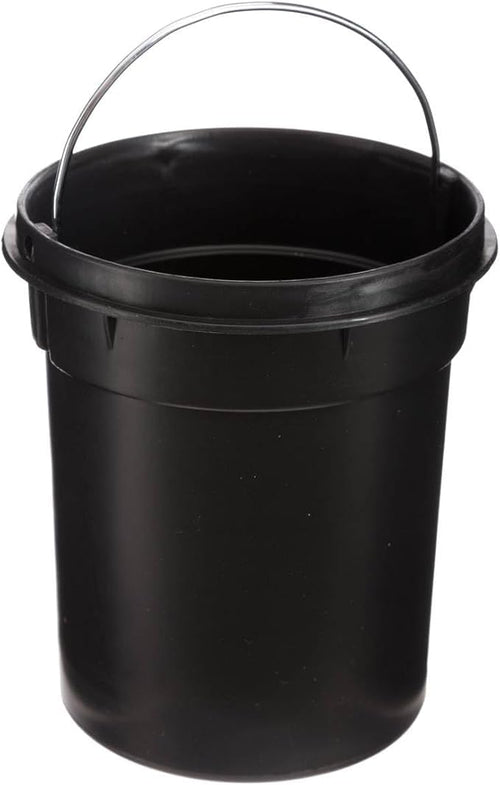 Poubelle de salle de bain en métal avec couvercle en bambou, 3 litres, à pédale