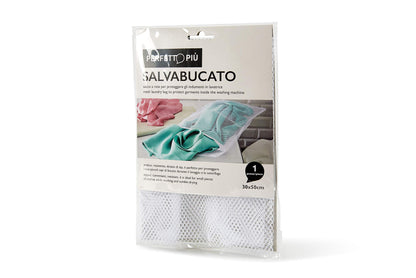 Sacco Salvabucato a Rete Perfetto 30x50 cm - Protezione Indumenti Delicati in Lavatrice