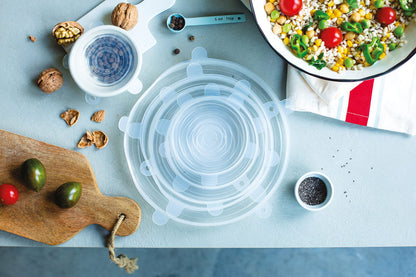 Coperchio Silicone Coll. Sigillafresco - conf. 6 Pezzi - Varie Misure