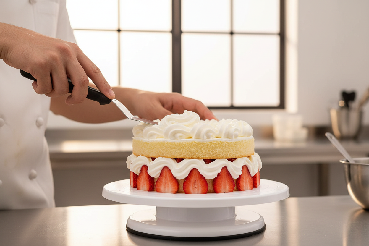 Decorare con panna