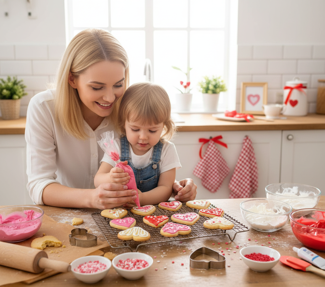 Decorazione biscotti famiglia