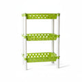 Scaffale Multifunzione 3 Ripiani in Plastica | 27x16x41 cm | Colori Assortiti