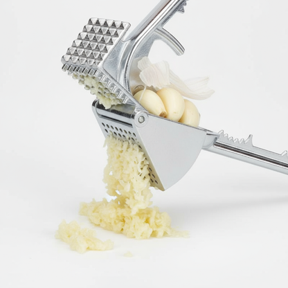 Dettaglio aglio schiacciato - Close-up