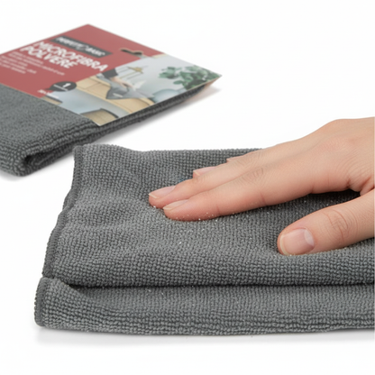 Dettaglio microfibra cattura polvere