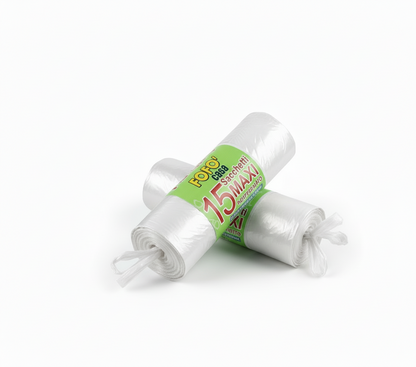 Set 4 Pattumiere Raccolta Differenziata 50L con Coperchio + 30 Sacchi Omaggio - Kit Completo 200L