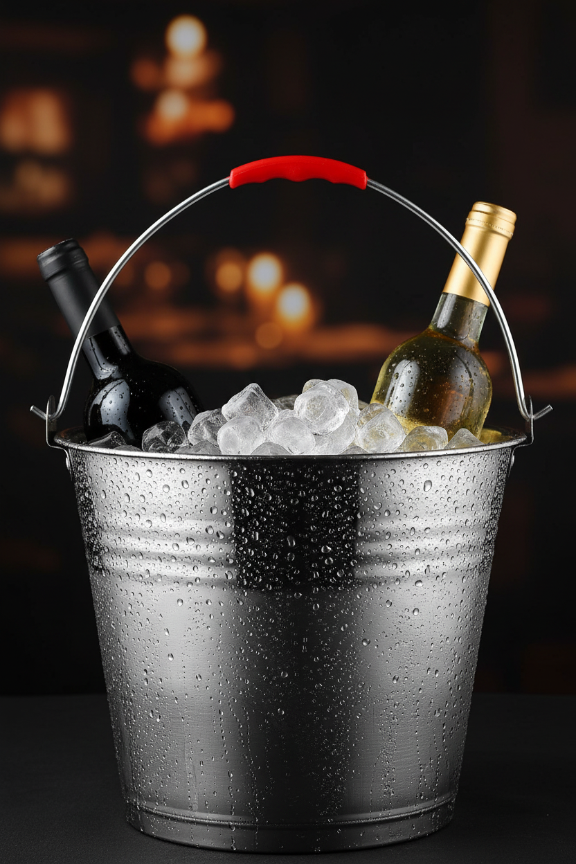 Dettaglio secchio vino