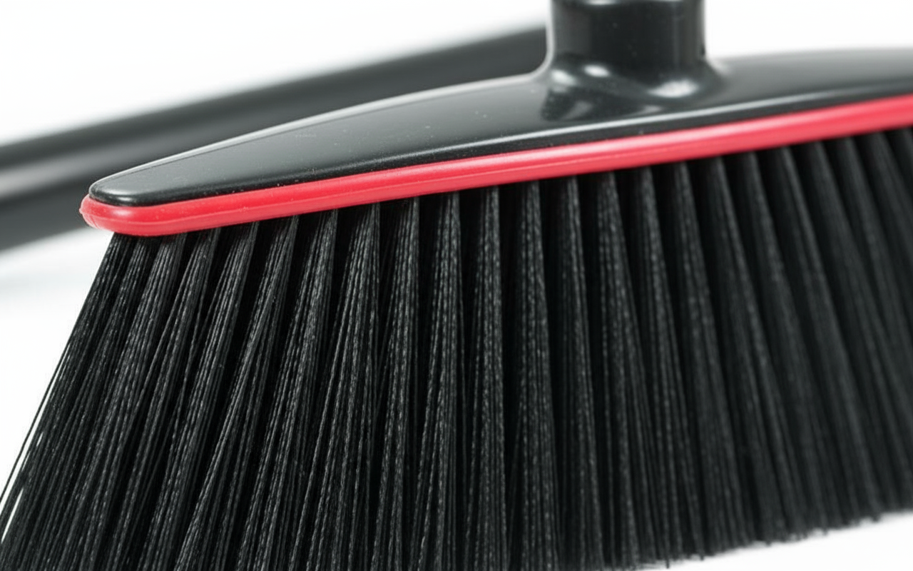 Scopa Professionale con Manico - Setole Morbide Antigraffio per Pavimenti Delicati