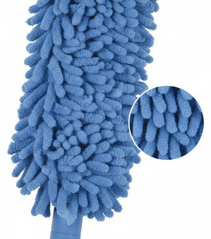 Dettaglio texture ciniglia morbida