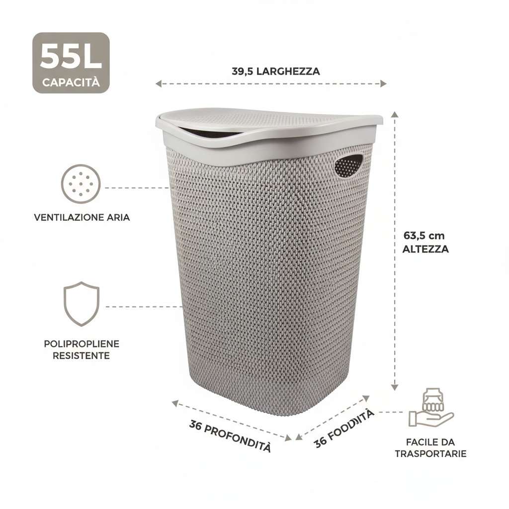 Dimensioni e caratteristiche