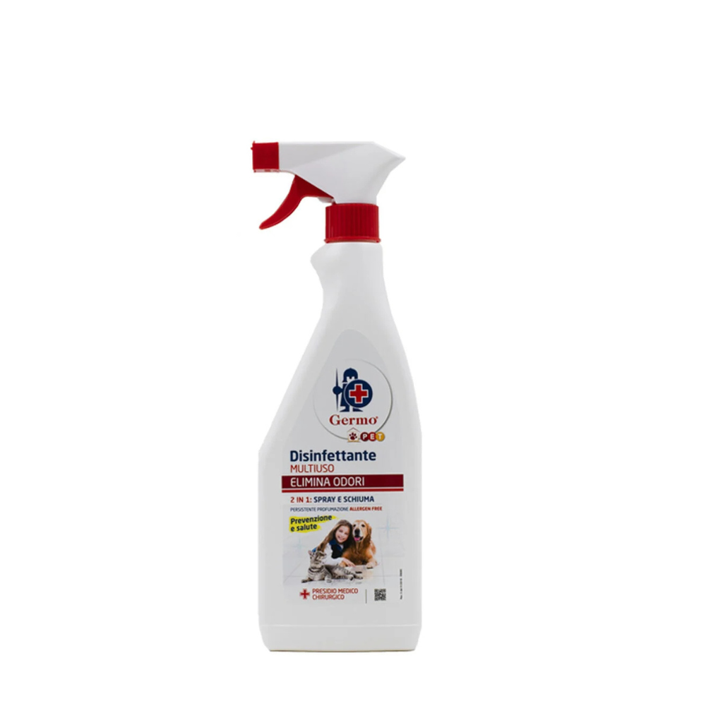 Germo Pet Disinfettante Multiuso Spray 750ml Elimina Odori