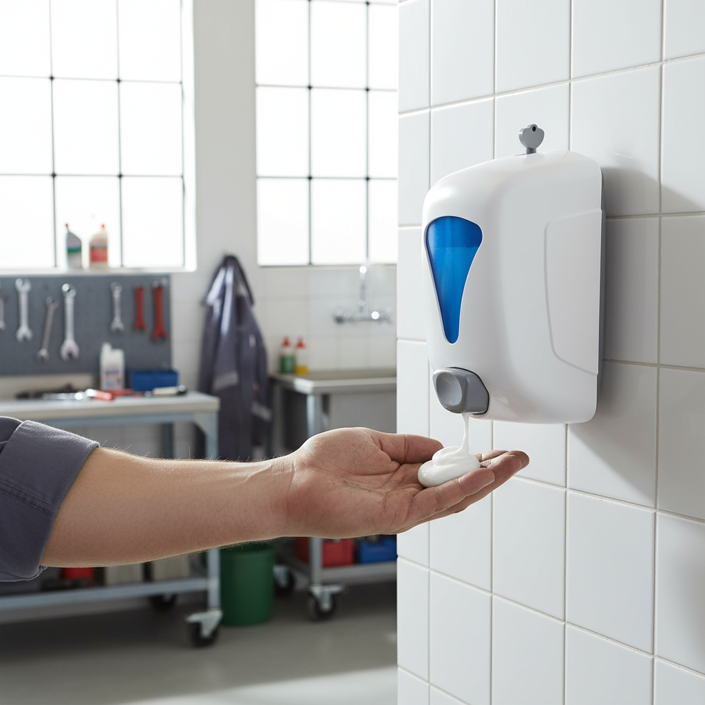 Dispenser in uso officina