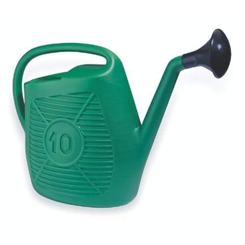 Ecoplast Watering Can, Ideal for Gardening, Plants and Flowers, Easy to Use, Resistant, Long-lasting and Non-deformable, with Shower Head Included, Made in Italy