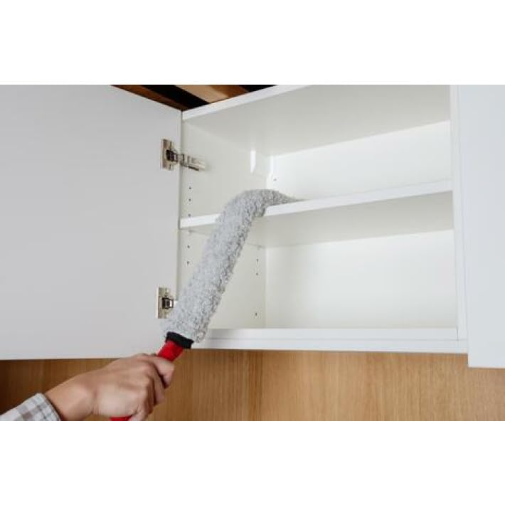 Brosse à radiateur en microfibre - 75 x 7 cm, facile à nettoyer dans les zones difficiles d'accès