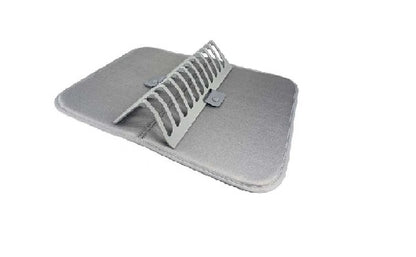 Scolapiatti Microfibra con Rastrelliera 46x36 cm Triplo Strato Assorbente - Lavabile