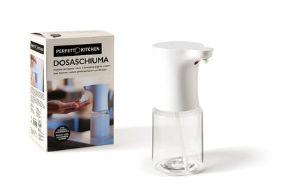 Dispenser Sapone Automatico 350ml con Sensore Infrarossi Touchless - Igienico e Pratico