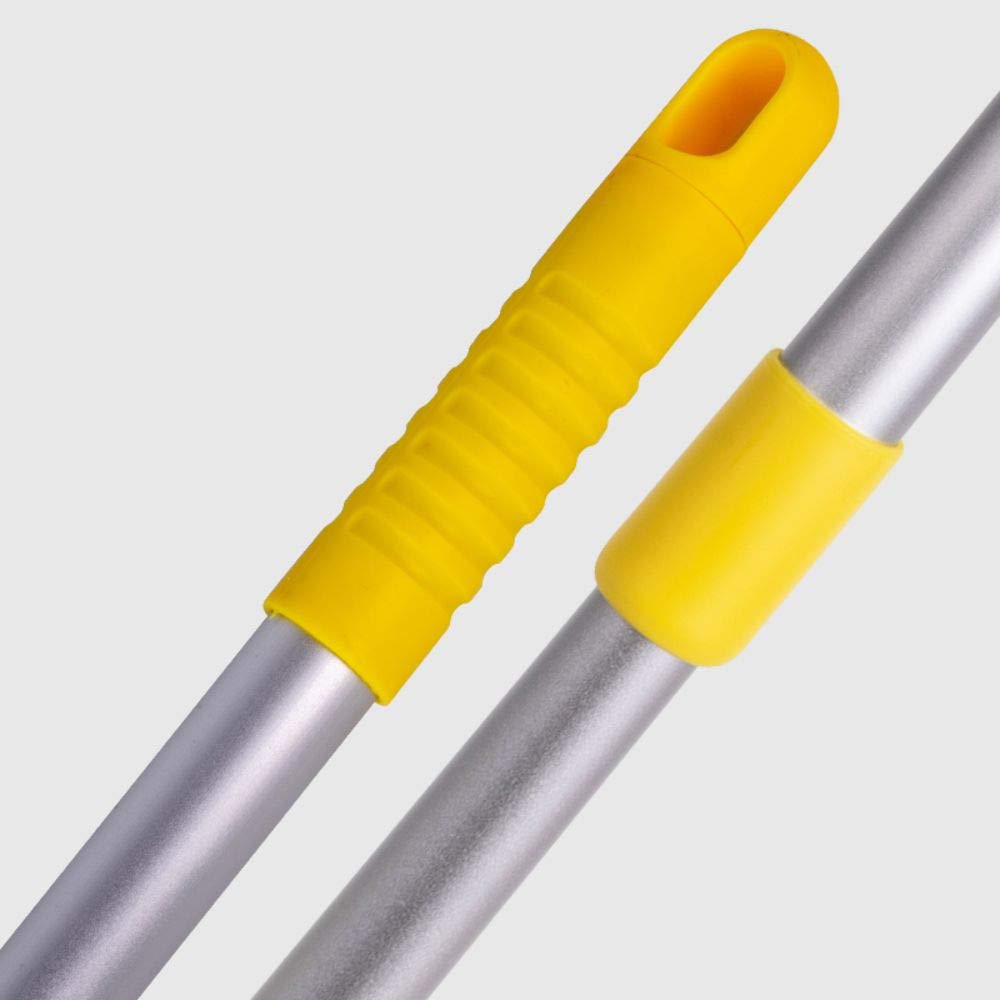 Balai d'extérieur pour jardins et allées, à poils durs, largeur 31 cm, manche extensible 90 cm