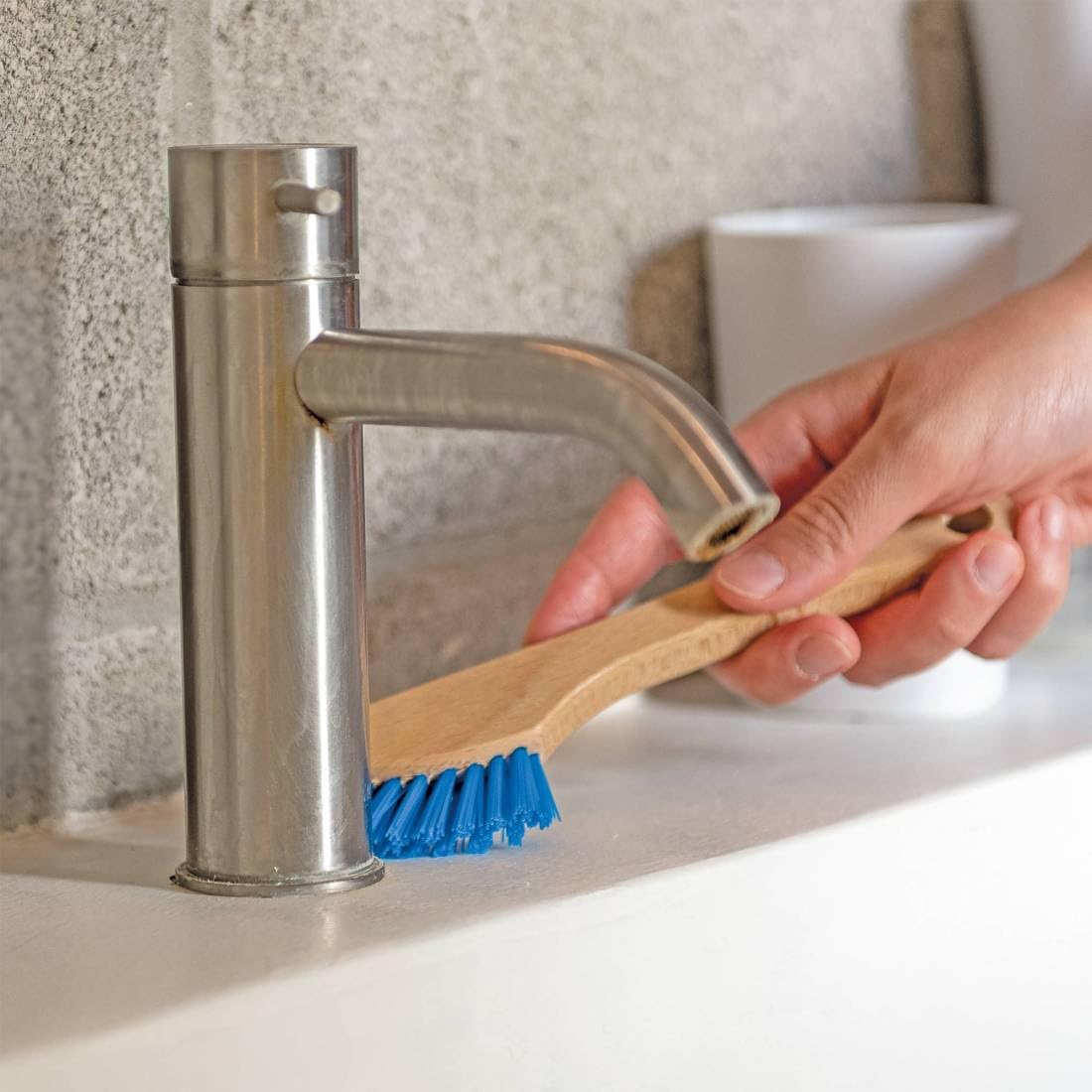 Netta Fughe Piastrelle Professionale - Spazzola Pulizia Fughe Bagno e Cucina