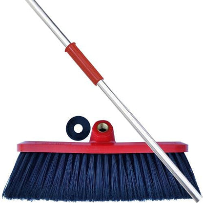 Brosse de lavage auto Idrocar avec manche de 180 cm - Poils synthétiques pour véhicules