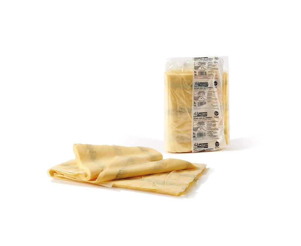 Panni Cattura Polvere Gialli 50 Pezzi - Retine Impregnate Olio 60x22cm