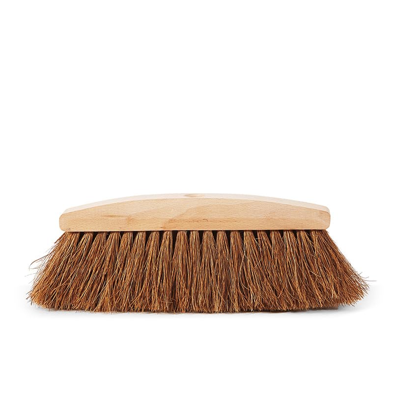 Scopa Ecologica Cocco in Fibra Naturale - Perfetta per Cotto, Parquet Rustico, Piazzali e Terrazze