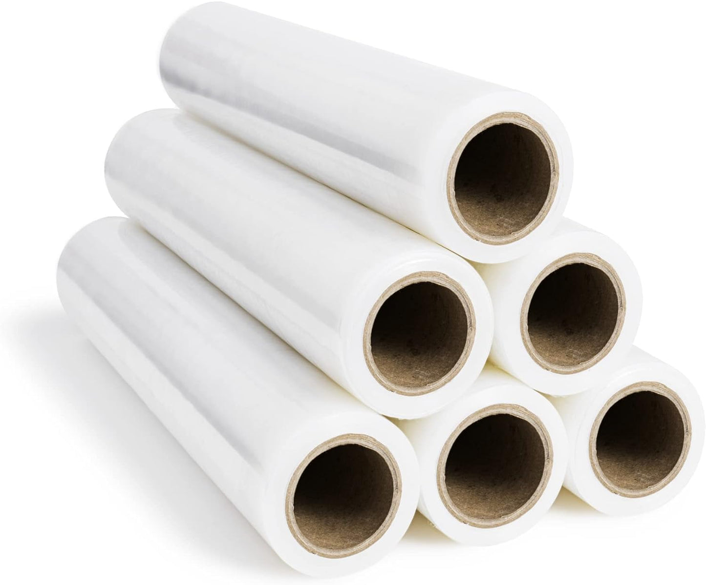 Film Estensibile Trasparente per Imballaggi, Spedizioni e Traslochi, H 50 cm x 23 micron, 2,2 kg, Uso Industriale