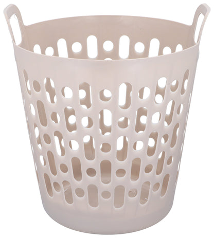Cesto Portabiancheria 45L con Manici Ergonomici - Cesto Bucato Ovale Traforato - 4 Colori Disponibili - Ideale per Casa e Bagno