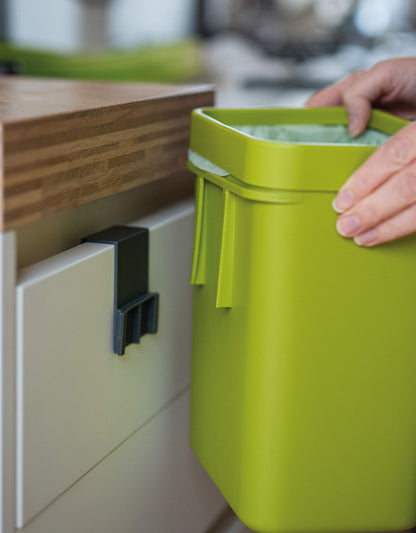 Pattumiera Umido da Appendere 5L Gino - Bidone Organico Cucina con Coperchio