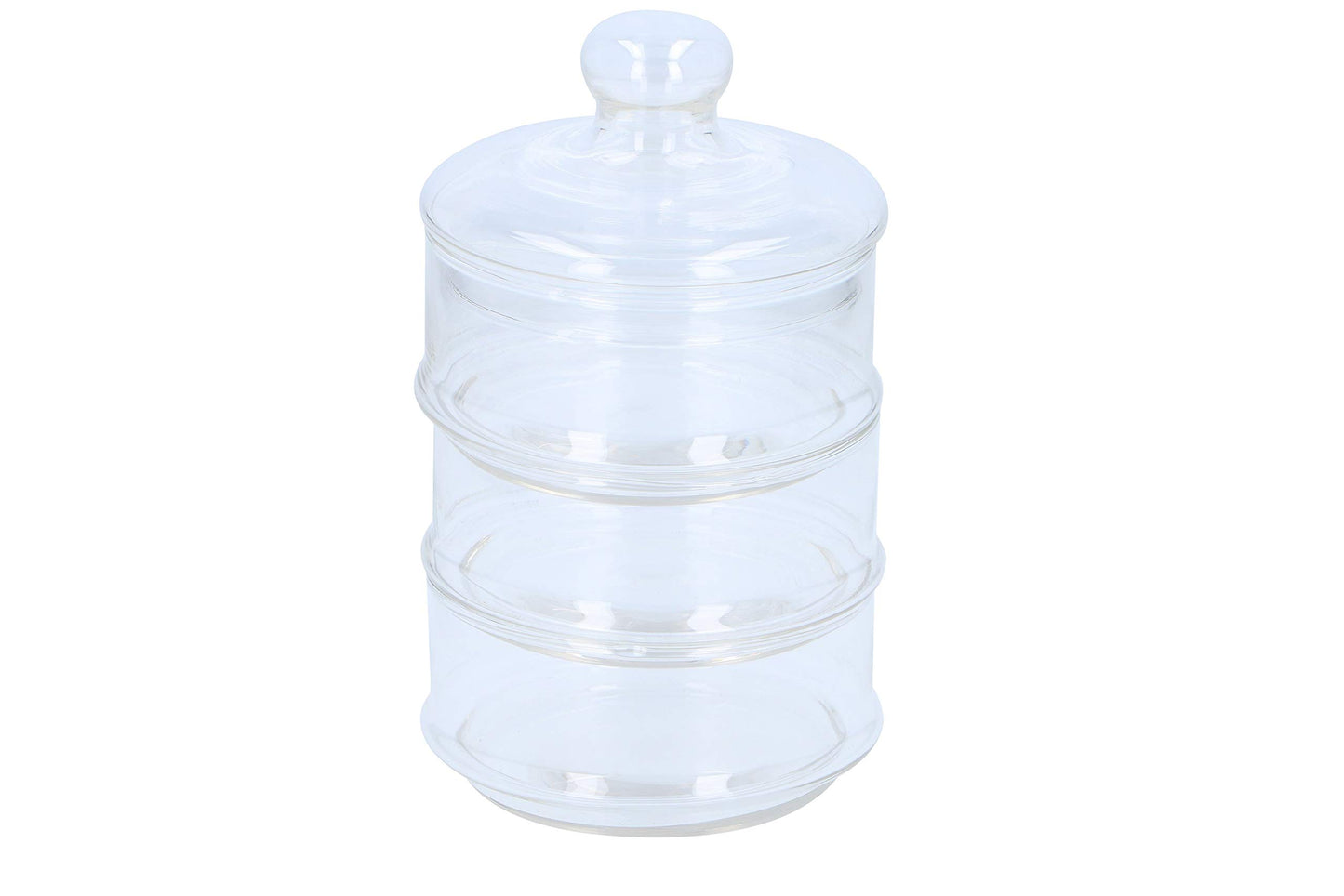 Porta Bon Bon 3 Livelli in Vetro - Barattolo Dolci Confettata Matrimonio