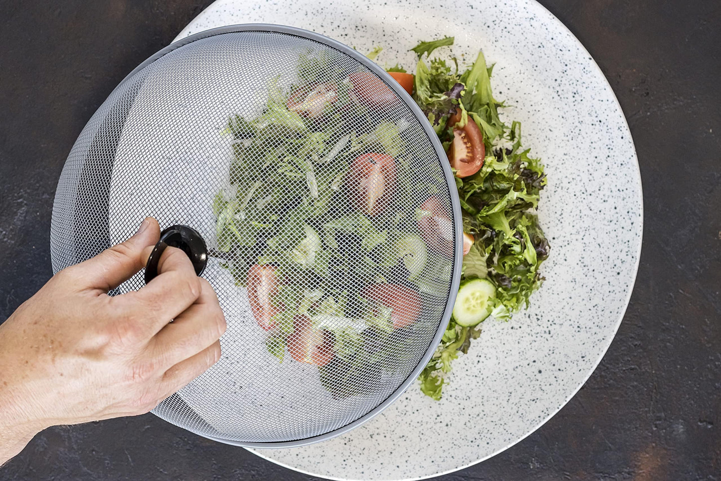 Copertura Rotonda Rete Metallica per Alimenti 30cm - Protezione Cibo da Insetti e Polvere