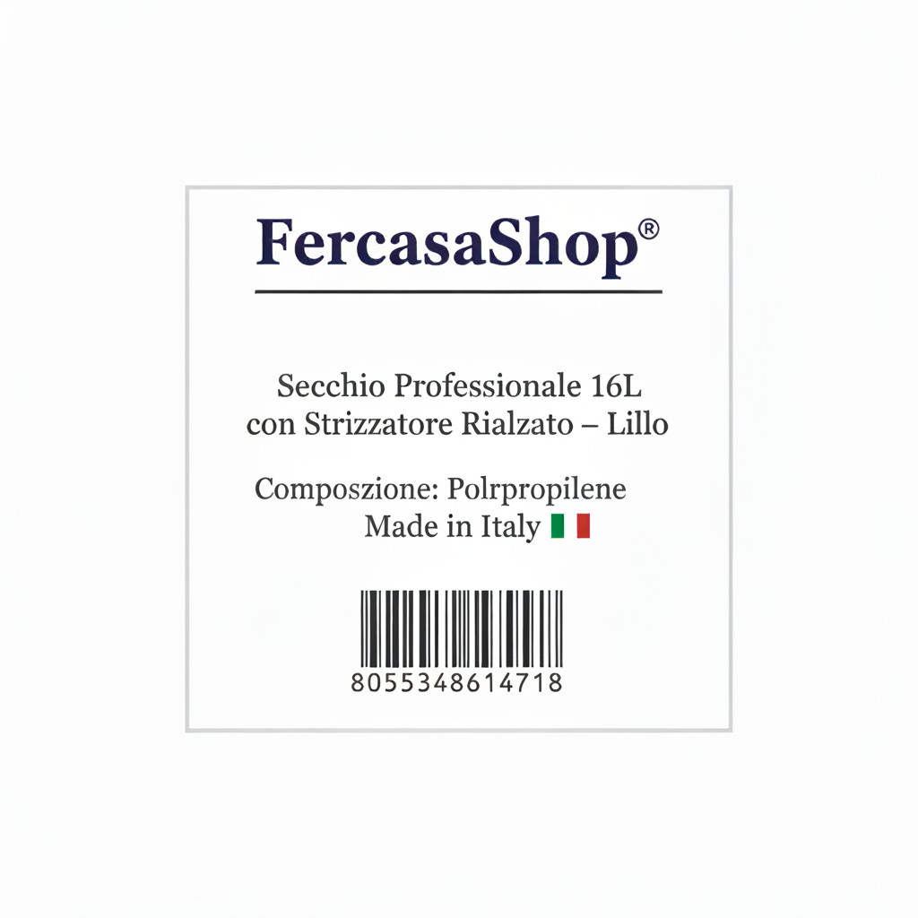 Etichetta Secchio FercasaShop® v2