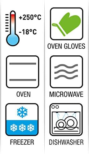 Set 2 Pirofile Ovali Ceramica 24x14,5x5cm - Teglie da Forno Microonde Resistenti 200°C