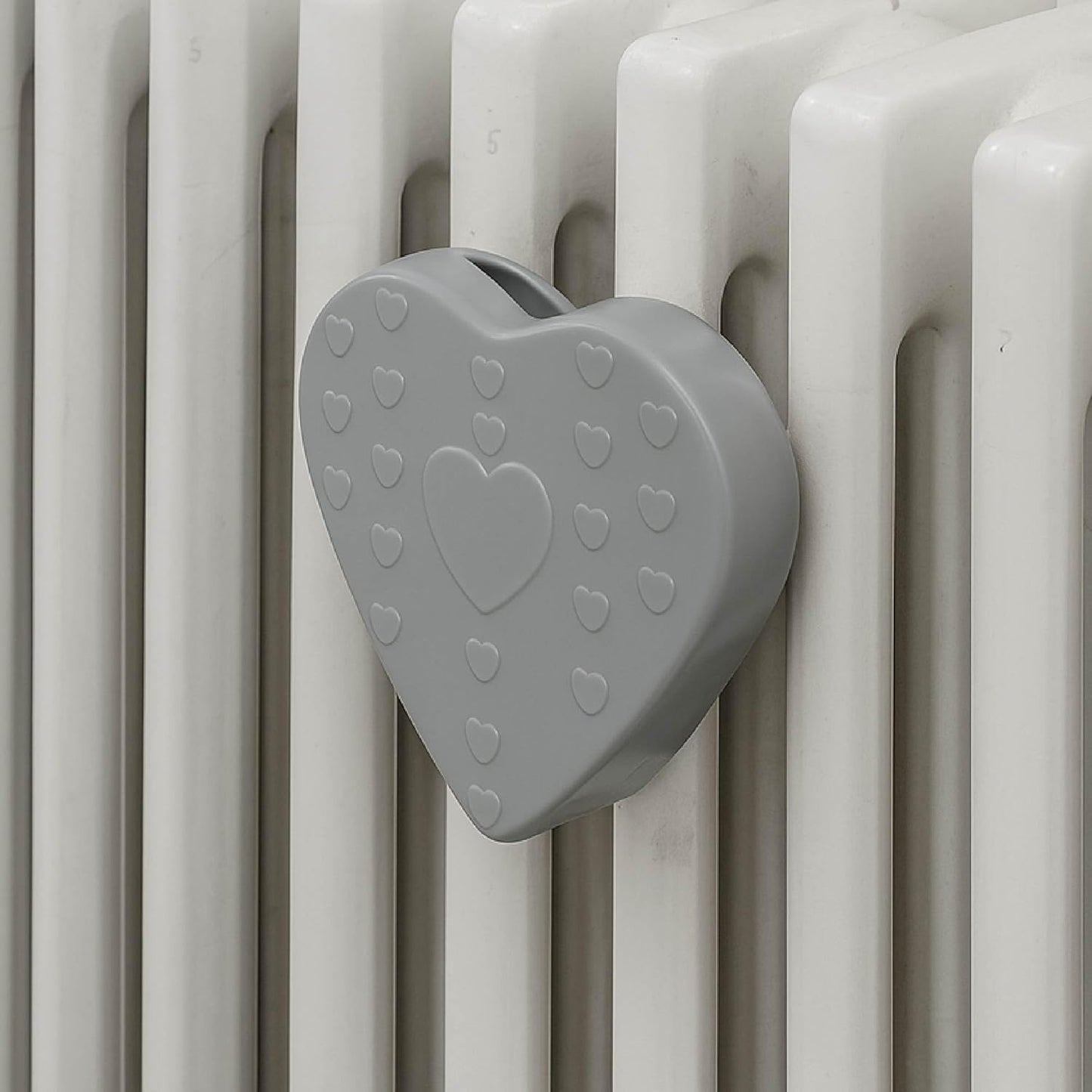 Set 3 Umidificatori per Termosifoni in Ceramica - Design  Cuori - Evaporatore Acqua Radiatore