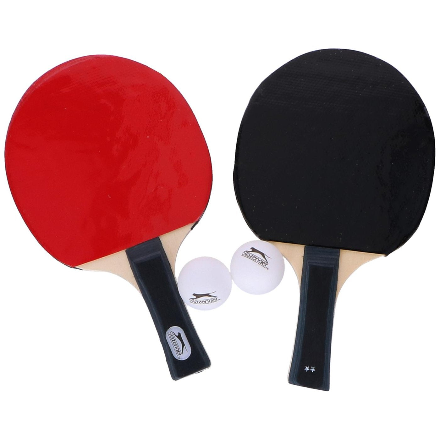 Set Ping Pong Slazenger Fun 5 Pezzi | 2 Racchette + 2 Palline + Borsa | Qualità 2 Stelle
